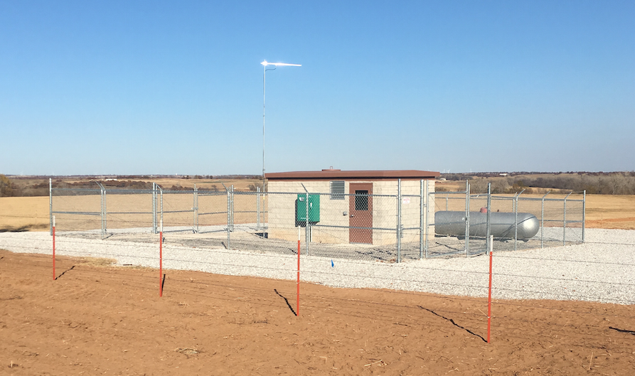 New Well house Stephens Co RRWD #5